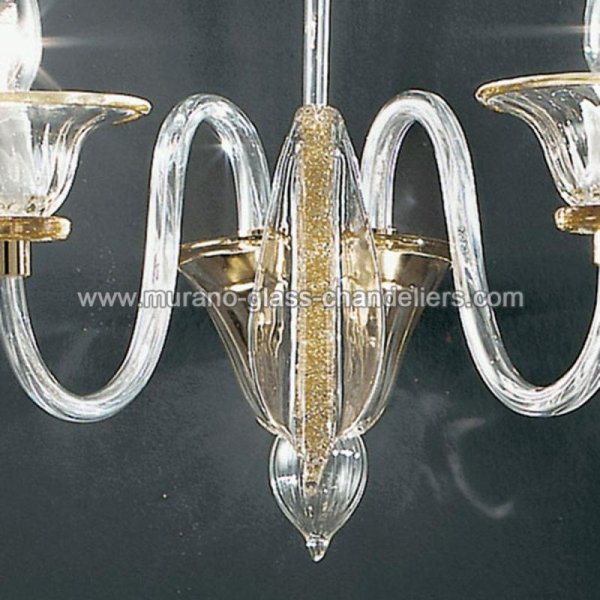 MURANO GLASS CHANDELIERSۥꥢͥ󥬥饹饤2ALLOROסW350D280H400mm