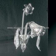 【MURANO GLASS CHANDELIERS】イタリア・ヴェネチアンガラスウォールライト1灯「AMANITA」（W300×D370×H400mm）<img class='new_mark_img2' src='https://img.shop-pro.jp/img/new/icons1.gif' style='border:none;display:inline;margin:0px;padding:0px;width:auto;' />