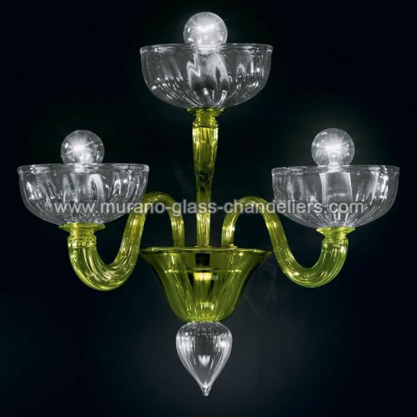 MURANO GLASS CHANDELIERSۥꥢͥ󥬥饹饤3ANDRONICOסW400D300H350mm