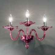 【MURANO GLASS CHANDELIERS】イタリア・ヴェネチアンガラスウォールライト3灯「ARAGONA」（W400×D300×H350mm）<img class='new_mark_img2' src='https://img.shop-pro.jp/img/new/icons1.gif' style='border:none;display:inline;margin:0px;padding:0px;width:auto;' />