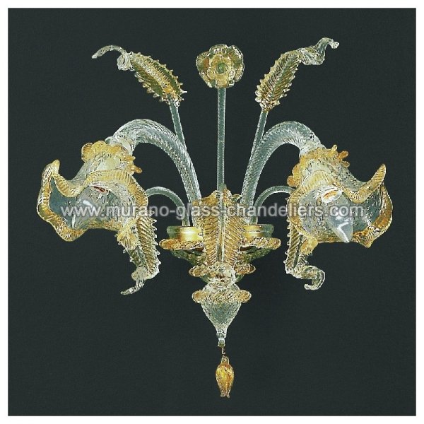 MURANO GLASS CHANDELIERSۥꥢͥ󥬥饹饤2CANAL GRANDEסW450D300H450mm