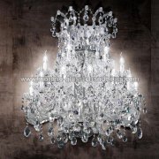【MURANO GLASS CHANDELIERS】イタリア・ヴェネチアンガラスウォールライト11灯「CANALETTO」（W840×D440×H940mm）<img class='new_mark_img2' src='https://img.shop-pro.jp/img/new/icons1.gif' style='border:none;display:inline;margin:0px;padding:0px;width:auto;' />