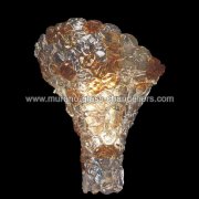 【MURANO GLASS CHANDELIERS】イタリア・ヴェネチアンガラスウォールライト2灯「CAYLEE」（W320×H380mm）<img class='new_mark_img2' src='https://img.shop-pro.jp/img/new/icons1.gif' style='border:none;display:inline;margin:0px;padding:0px;width:auto;' />