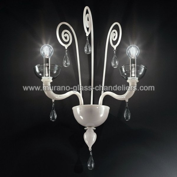 MURANO GLASS CHANDELIERSۥꥢͥ󥬥饹饤3DUNCANסW400D260H560mm