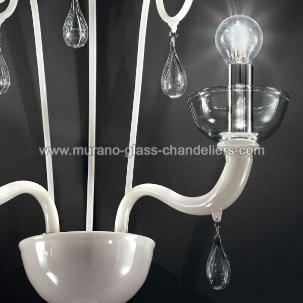 MURANO GLASS CHANDELIERSۥꥢͥ󥬥饹饤3DUNCANסW400D260H560mm