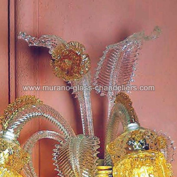 MURANO GLASS CHANDELIERSۥꥢͥ󥬥饹饤2ELLESSEסW250D250H400mm