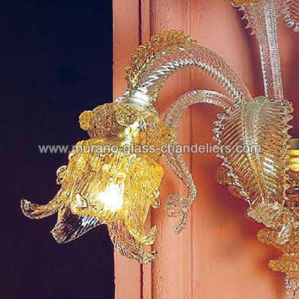 MURANO GLASS CHANDELIERSۥꥢͥ󥬥饹饤2ELLESSEסW250D250H400mm