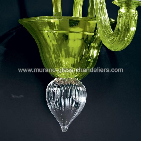 MURANO GLASS CHANDELIERSۥꥢͥ󥬥饹饤1ETEREסW300D290H400mm