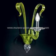 【MURANO GLASS CHANDELIERS】イタリア・ヴェネチアンガラスウォールライト1灯「ETERE」（W300×D290×H400mm）<img class='new_mark_img2' src='https://img.shop-pro.jp/img/new/icons1.gif' style='border:none;display:inline;margin:0px;padding:0px;width:auto;' />