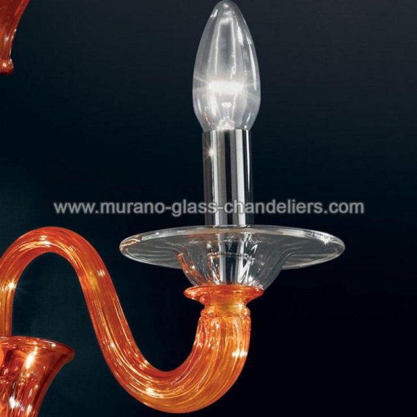 MURANO GLASS CHANDELIERSۥꥢͥ󥬥饹饤2ETEREסW350D240H500mm