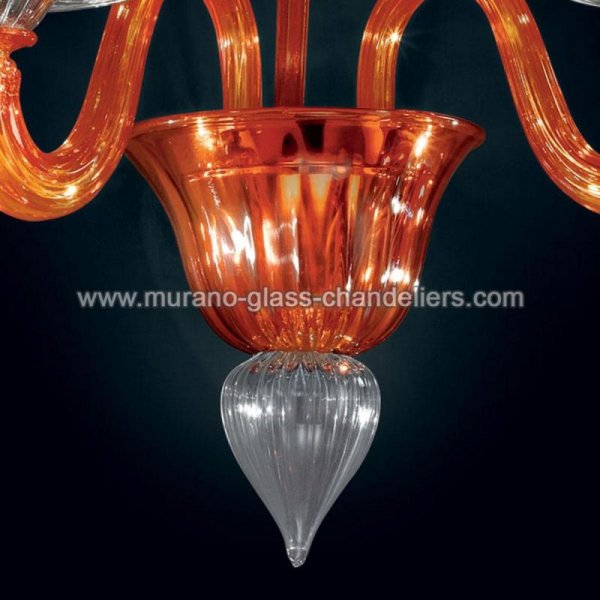 MURANO GLASS CHANDELIERSۥꥢͥ󥬥饹饤2ETEREסW350D240H500mm