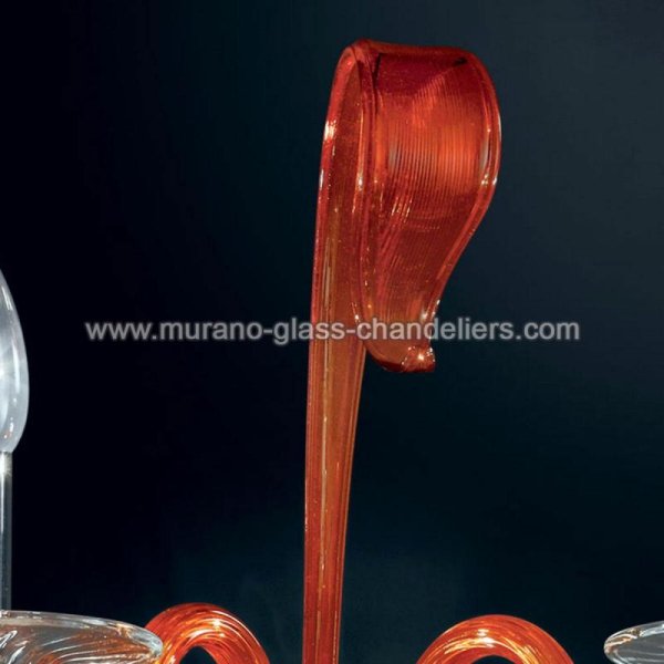 MURANO GLASS CHANDELIERSۥꥢͥ󥬥饹饤2ETEREסW350D240H500mm