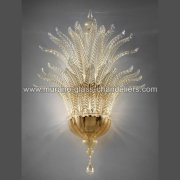 【MURANO GLASS CHANDELIERS】イタリア・ヴェネチアンガラスウォールライト5灯「FANTASTICO」（W500×D300×H850mm）<img class='new_mark_img2' src='https://img.shop-pro.jp/img/new/icons1.gif' style='border:none;display:inline;margin:0px;padding:0px;width:auto;' />