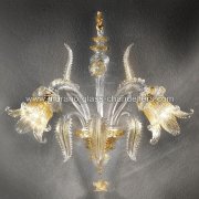 【MURANO GLASS CHANDELIERS】イタリア・ヴェネチアンガラスウォールライト2灯「FENICE」（W480×H450mm）<img class='new_mark_img2' src='https://img.shop-pro.jp/img/new/icons1.gif' style='border:none;display:inline;margin:0px;padding:0px;width:auto;' />