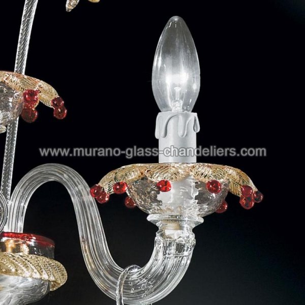 MURANO GLASS CHANDELIERSۥꥢͥ󥬥饹饤2FLORENZAסW300D260H450mm