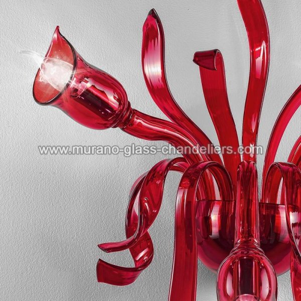 MURANO GLASS CHANDELIERSۥꥢͥ󥬥饹饤3GIGLIOLAסW560D360H480mm