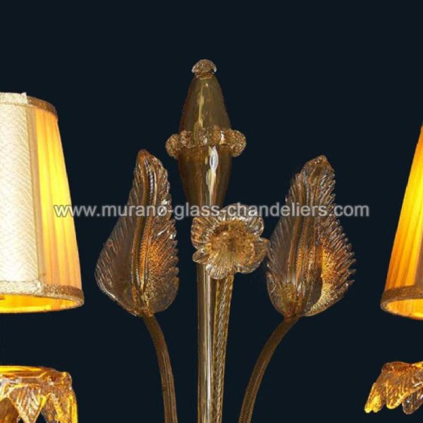 MURANO GLASS CHANDELIERSۥꥢͥ󥬥饹饤2HONEYסW250H360mm