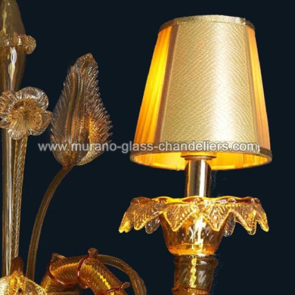 MURANO GLASS CHANDELIERSۥꥢͥ󥬥饹饤2HONEYסW250H360mm