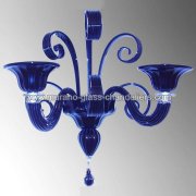 【MURANO GLASS CHANDELIERS】イタリア・ヴェネチアンガラスウォールライト2灯「IOLANDA」（W350×H350mm）<img class='new_mark_img2' src='https://img.shop-pro.jp/img/new/icons1.gif' style='border:none;display:inline;margin:0px;padding:0px;width:auto;' />