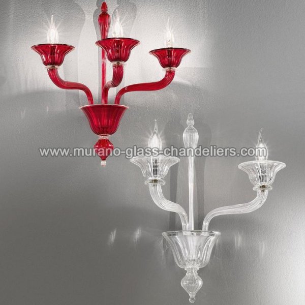 MURANO GLASS CHANDELIERSۥꥢͥ󥬥饹饤3IVETTAסW490D350H550mm