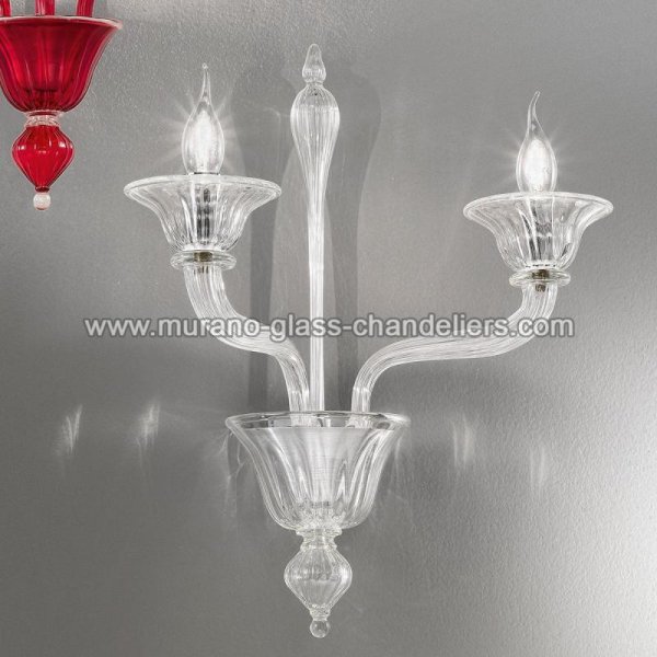 MURANO GLASS CHANDELIERSۥꥢͥ󥬥饹饤2IVETTAסW360D330H290mm