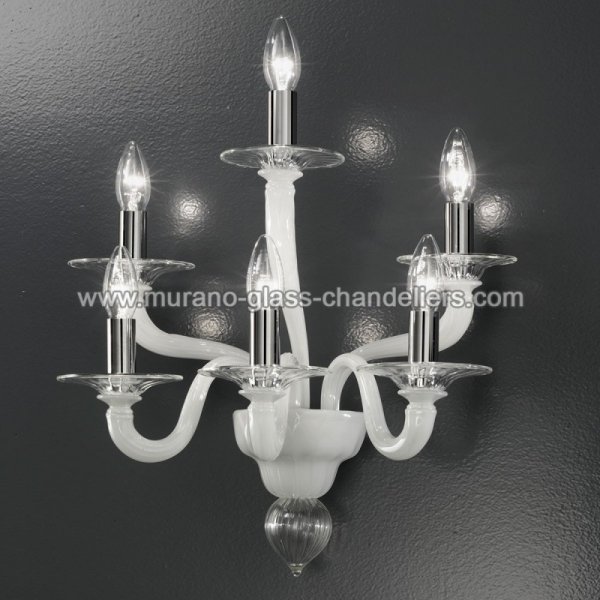 MURANO GLASS CHANDELIERSۥꥢͥ󥬥饹饤6MACBETHסW380D300H460mm