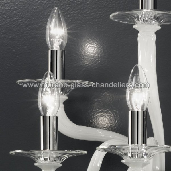 MURANO GLASS CHANDELIERSۥꥢͥ󥬥饹饤6MACBETHסW380D300H460mm