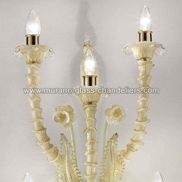 MURANO GLASS CHANDELIERSۥꥢͥ󥬥饹饤5MADDALENAסW400H900mm