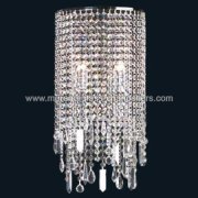【MURANO GLASS CHANDELIERS】イタリア・ヴェネチアンガラスウォールライト2灯「MADDISON」（W260×H510mm）<img class='new_mark_img2' src='https://img.shop-pro.jp/img/new/icons1.gif' style='border:none;display:inline;margin:0px;padding:0px;width:auto;' />