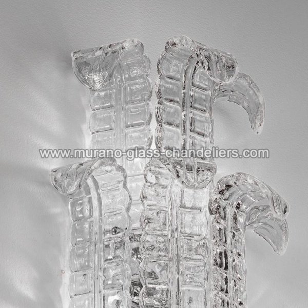 MURANO GLASS CHANDELIERSۥꥢͥ󥬥饹饤4MAIDAסW340D190H670mm