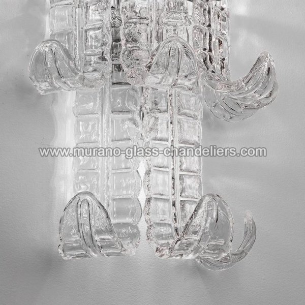 MURANO GLASS CHANDELIERSۥꥢͥ󥬥饹饤4MAIDAסW340D190H670mm