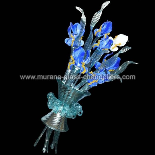 MURANO GLASS CHANDELIERSۥꥢͥ󥬥饹饤3MAZZO DI IRISסW300H700mm