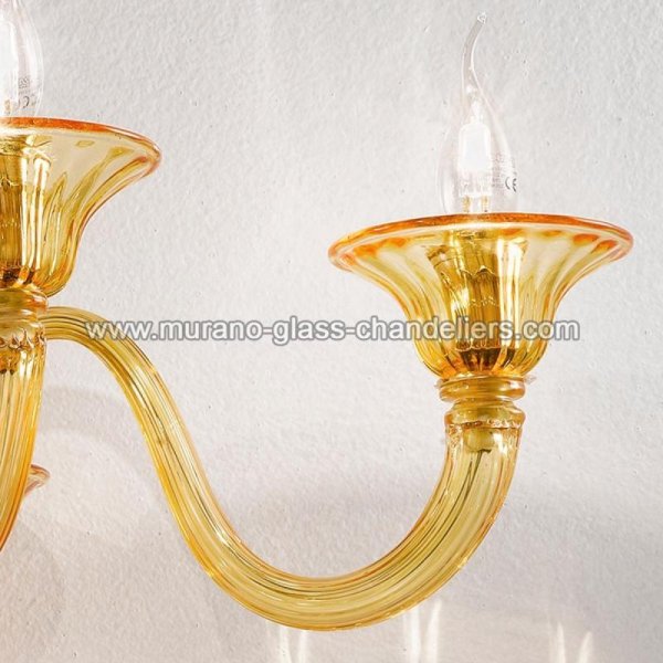 MURANO GLASS CHANDELIERSۥꥢͥ󥬥饹饤3PAOLAסW500D390H250mm