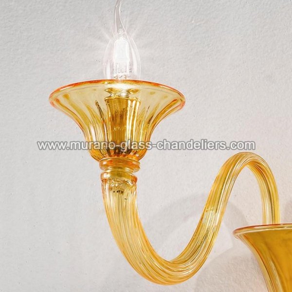 MURANO GLASS CHANDELIERSۥꥢͥ󥬥饹饤3PAOLAסW500D390H250mm