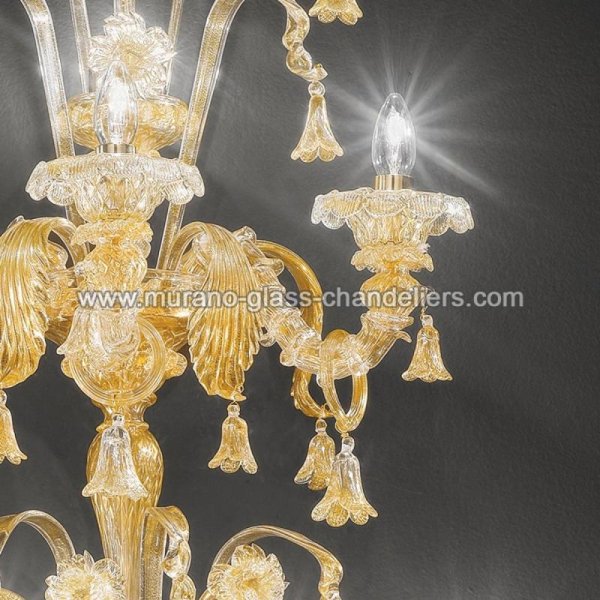 MURANO GLASS CHANDELIERSۥꥢͥ󥬥饹饤11PATRIZIAסW550D360H1200mm