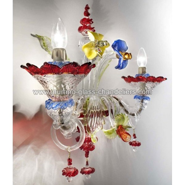 MURANO GLASS CHANDELIERSۥꥢͥ󥬥饹饤2SANTA FOSCAסW450D300H500mm