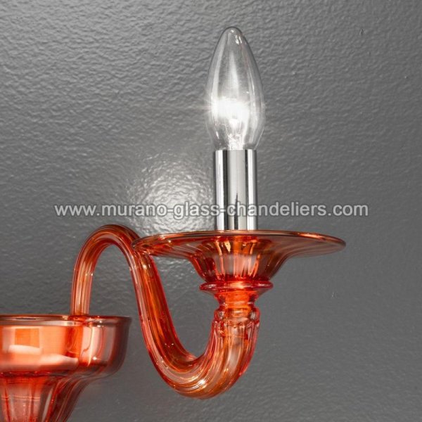 MURANO GLASS CHANDELIERSۥꥢͥ󥬥饹饤2SERANAסW300D270H220mm