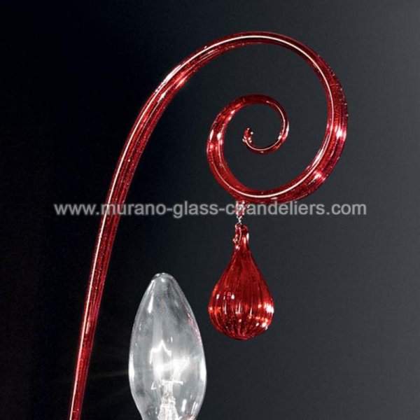 MURANO GLASS CHANDELIERSۥꥢͥ󥬥饹饤1STIGEסW280D280H480mm