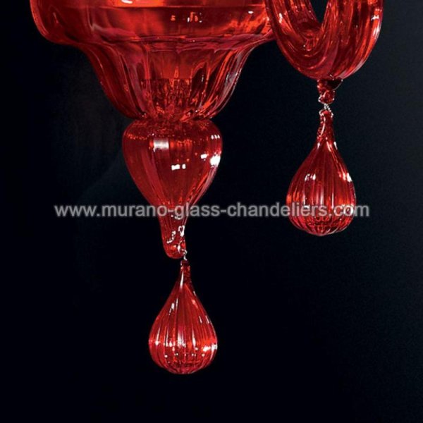 MURANO GLASS CHANDELIERSۥꥢͥ󥬥饹饤1STIGEסW280D280H480mm