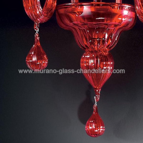 MURANO GLASS CHANDELIERSۥꥢͥ󥬥饹饤2STIGEסW300D250H480mm