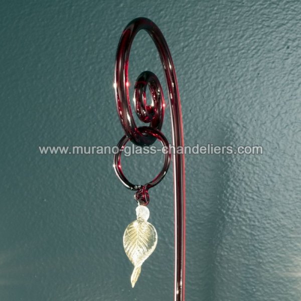 MURANO GLASS CHANDELIERSۥꥢͥ󥬥饹饤2TARICסW400D300H500mm