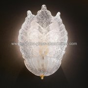 【MURANO GLASS CHANDELIERS】イタリア・ヴェネチアンガラスウォールライト2灯「VENERANDA」（W200×D110×H280mm）<img class='new_mark_img2' src='https://img.shop-pro.jp/img/new/icons1.gif' style='border:none;display:inline;margin:0px;padding:0px;width:auto;' />