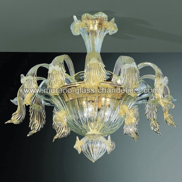 MURANO GLASS CHANDELIERSۥꥢͥ󥬥饹󥰥饤6ACCADEMIAסW580H530mm