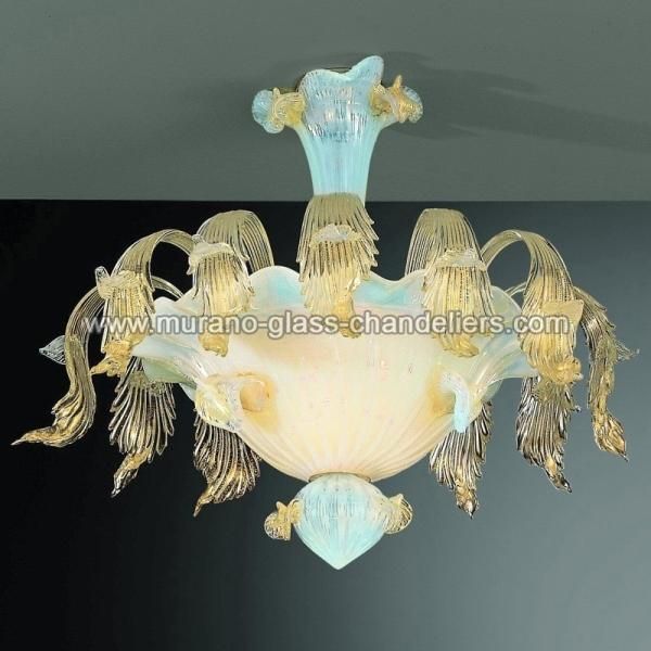 MURANO GLASS CHANDELIERSۥꥢͥ󥬥饹󥰥饤6ACCADEMIAסW580H530mm