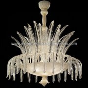 【MURANO GLASS CHANDELIERS】イタリア・ヴェネチアンガラスシーリングライト6灯「AGATA」（W1050×H1200mm）<img class='new_mark_img2' src='https://img.shop-pro.jp/img/new/icons1.gif' style='border:none;display:inline;margin:0px;padding:0px;width:auto;' />