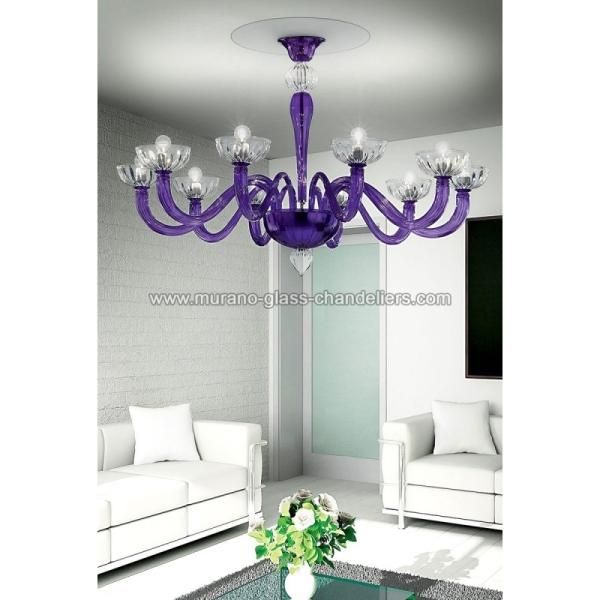 MURANO GLASS CHANDELIERSۥꥢͥ󥬥饹󥰥饤10ANDRONICOסW1060H700mm