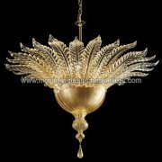 【MURANO GLASS CHANDELIERS】イタリア・ヴェネチアンガラスシャンデリア6灯「FANTASTICO」（W900×H900mm）<img class='new_mark_img2' src='https://img.shop-pro.jp/img/new/icons1.gif' style='border:none;display:inline;margin:0px;padding:0px;width:auto;' />