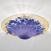 【MURANO GLASS CHANDELIERS】イタリア・ヴェネチアンガラスシーリングライト3灯「FRIDA」（W450×H260mm）<img class='new_mark_img2' src='https://img.shop-pro.jp/img/new/icons1.gif' style='border:none;display:inline;margin:0px;padding:0px;width:auto;' />