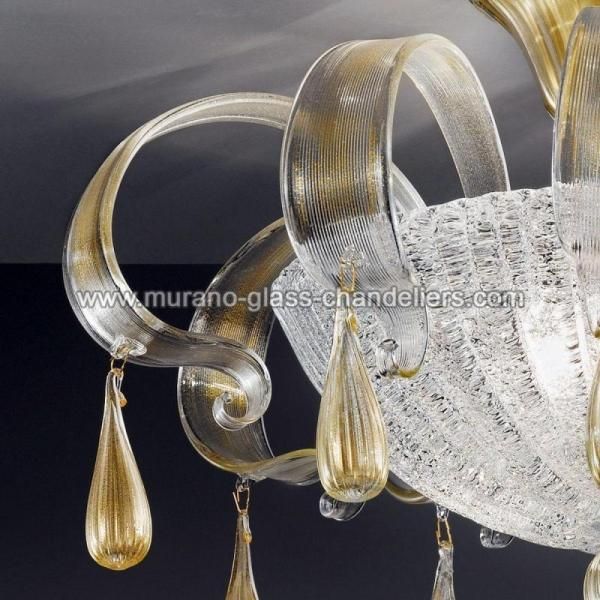 MURANO GLASS CHANDELIERSۥꥢͥ󥬥饹󥰥饤3IRMAסW550H400mm