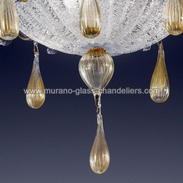 MURANO GLASS CHANDELIERSۥꥢͥ󥬥饹󥰥饤3IRMAסW550H400mm